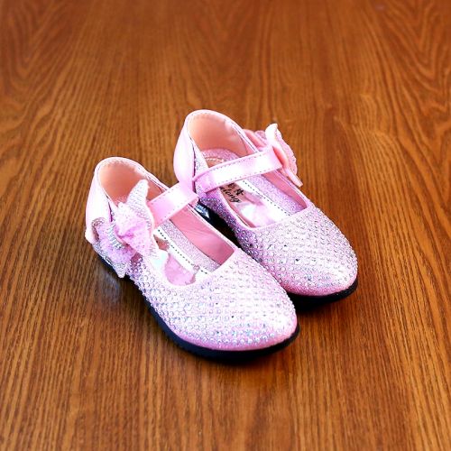 Chaussures enfants en PU ronde creux pour printemps - semelle caoutchouc antidérapant Ref 1019132