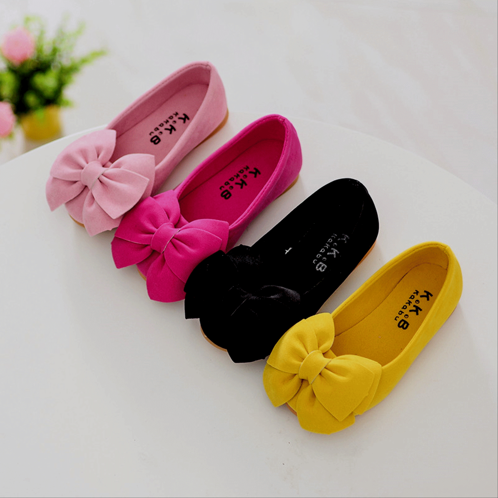 Chaussures enfants en ronde pour printemps - semelle caoutchouc antidérapant Ref 1019343