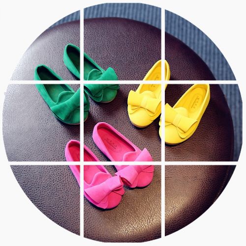 Chaussures enfants en ronde pour printemps - semelle caoutchouc Ref 1019953