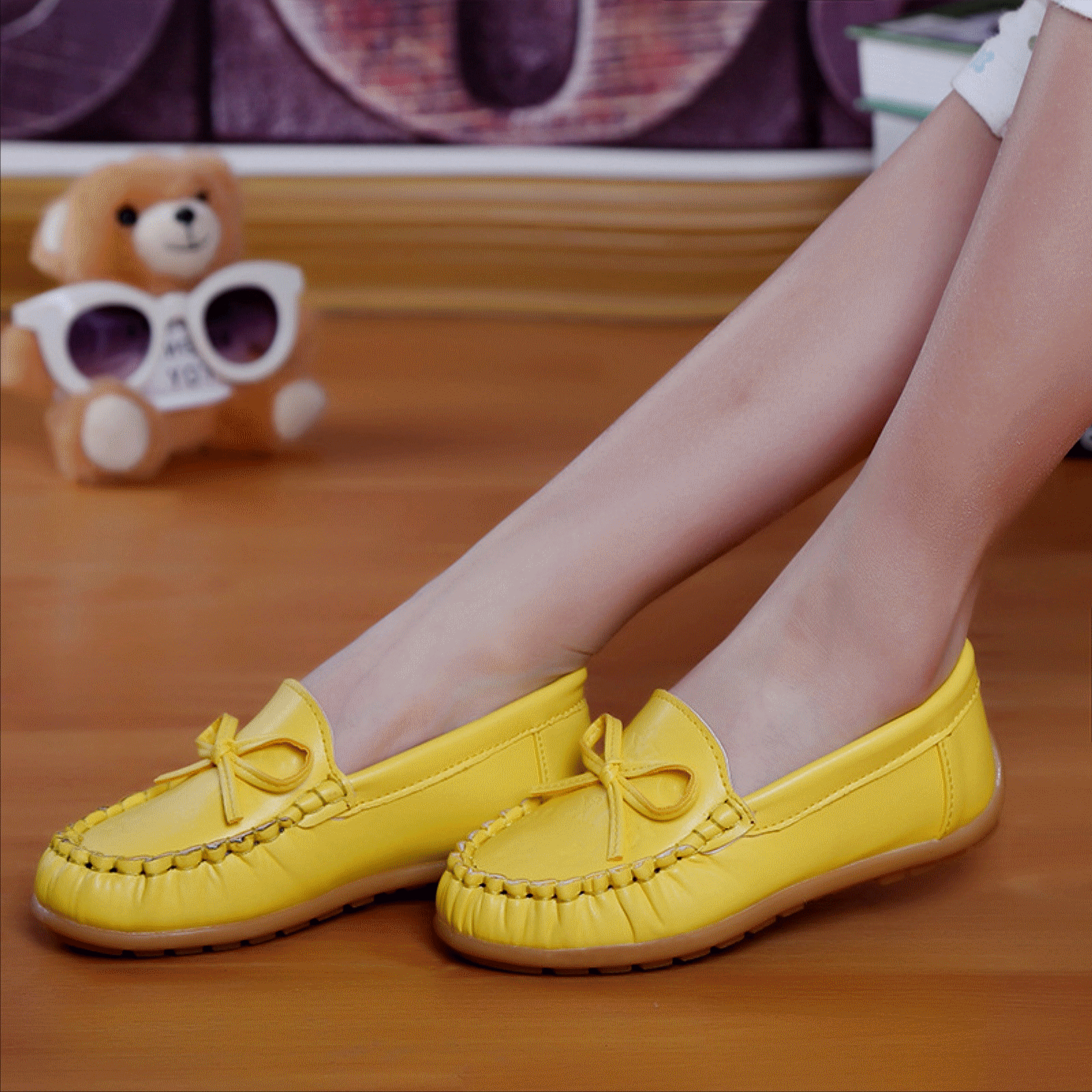 Chaussures enfants en PU ronde coutures cuir pour printemps - Ref 1020730