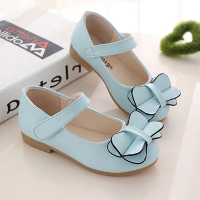Chaussures enfants en PU ronde coutures cuir pour Toute saison - semelle caoutchouc Ref 1020998