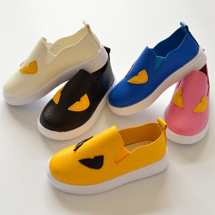 Chaussures enfants en PU ronde pour printemps - semelle caoutchouc naturel Ref 1021000