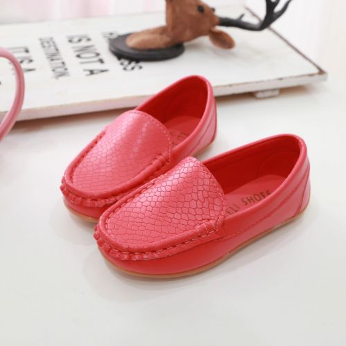 Chaussures enfants en PU ronde coutures cuir pour printemps - semelle Ref 1021045