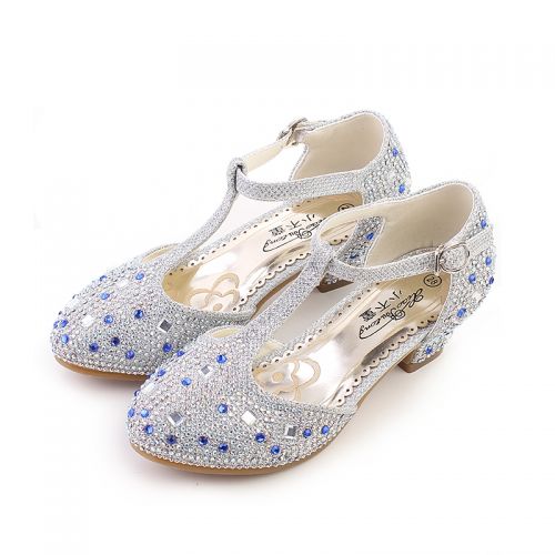 Chaussures enfants en PU pointu avec perles pour printemps - Ref 1021080