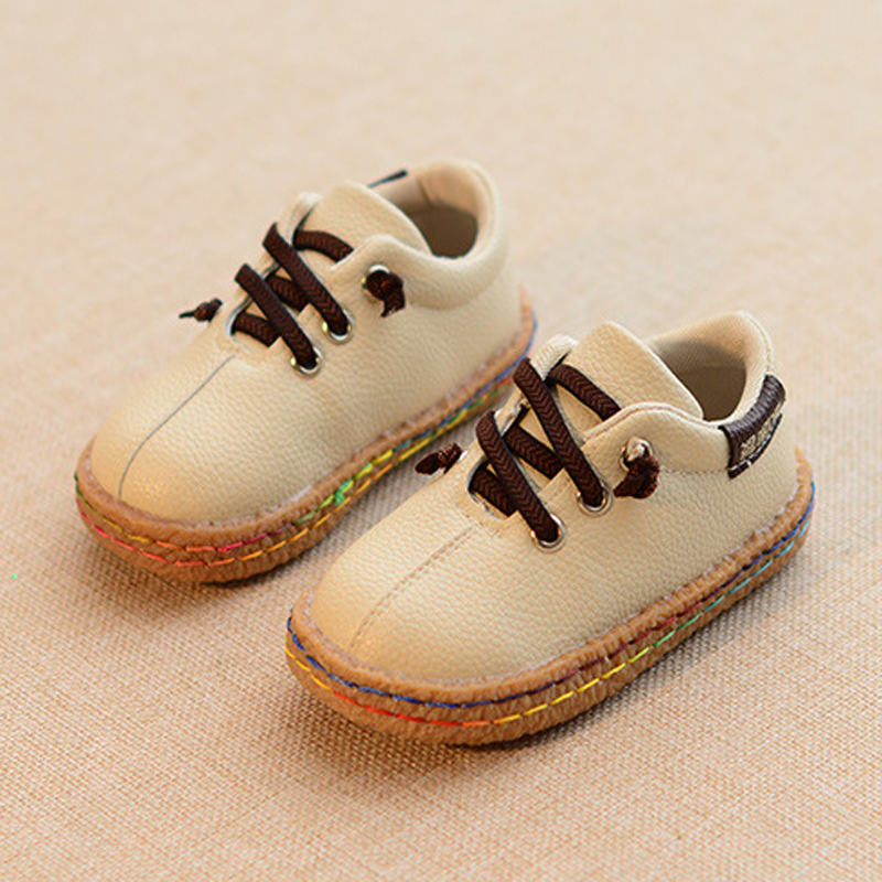 Chaussures enfants en PU ronde pour printemps - Ref 1021099
