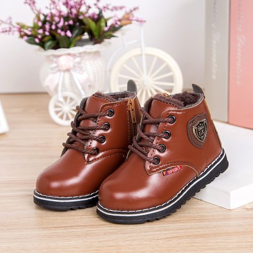 Chaussures enfants en PU ronde pour printemps - semelle caoutchouc Ref 1021113