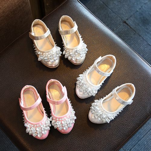 Chaussures enfants en similicuir ronde pour printemps - Ref 1021248
