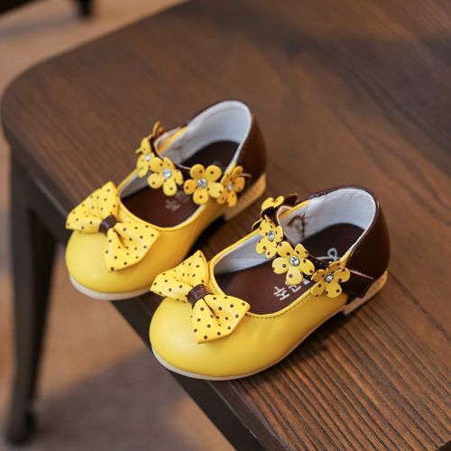 Chaussures enfants en PU ronde pour printemps - semelle caoutchouc Ref 1021275