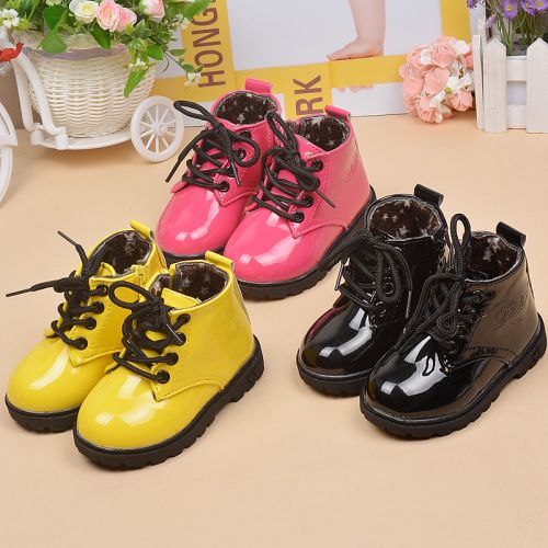 Chaussures enfants en PU ronde houppe pour printemps - semelle caoutchouc Ref 1021357