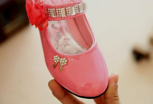 Chaussures enfants en PU ronde métal pour printemps - Ref 1021383