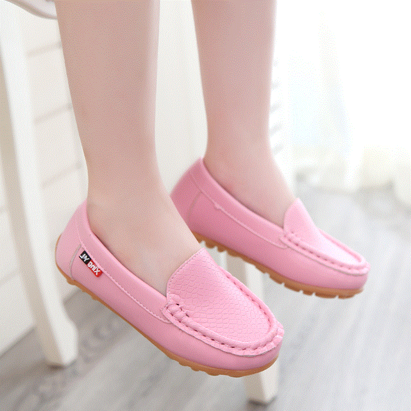 Chaussures enfants en PU ronde pour printemps - Ref 1021423