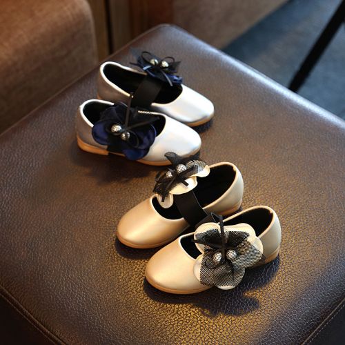 Chaussures enfants en cuir synthétique pointu pour printemps - Ref 1021471