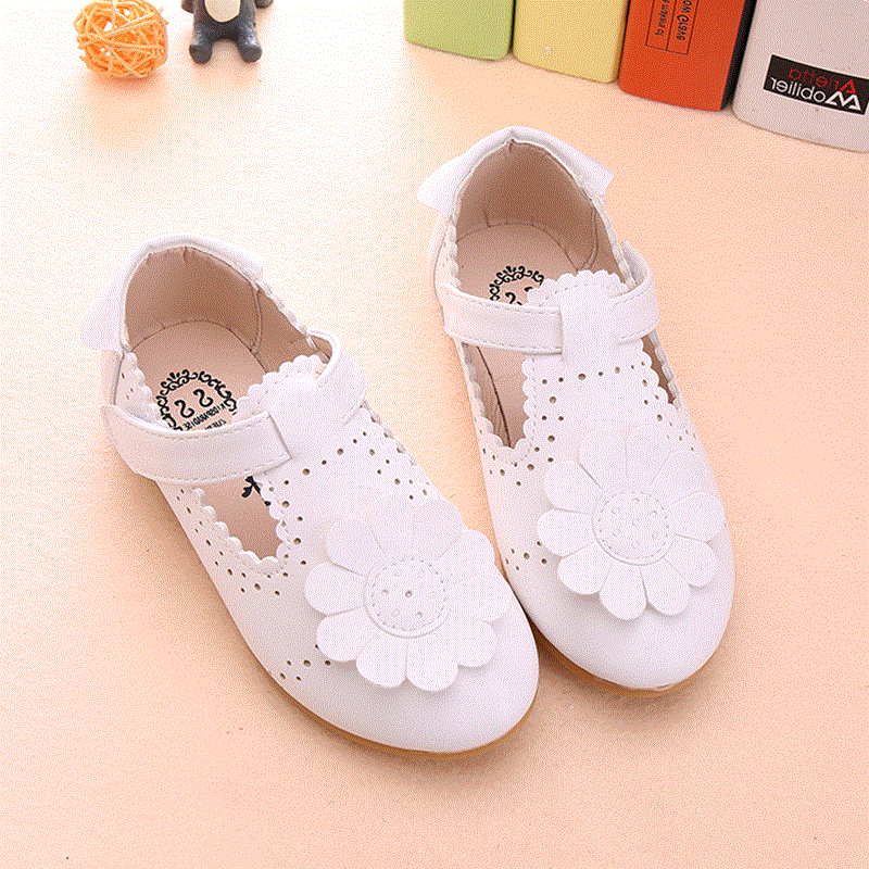 Chaussures enfants en PU coutures cuir pour été - semelle caoutchouc naturel Ref 1021604