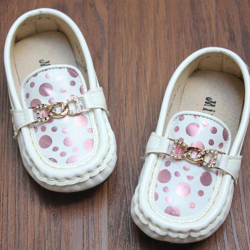 Chaussures enfants en PU ronde coutures cuir pour printemps - semelle fond composite Ref 1021740