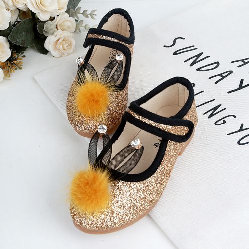 Chaussures enfants ronde paillette pour printemps - Ref 1021756