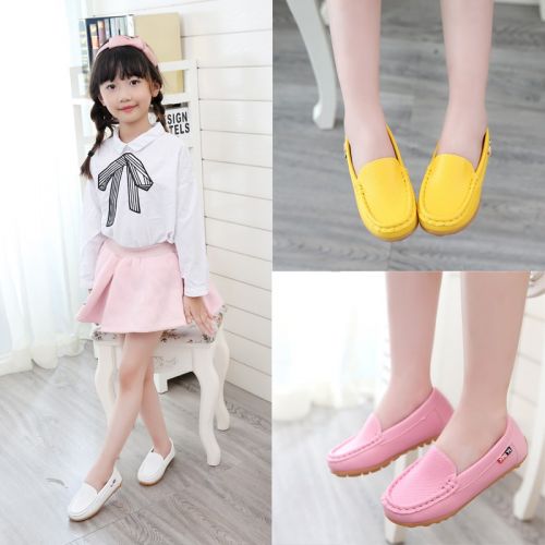 Chaussures enfants en PU ronde pour printemps - Ref 1021870