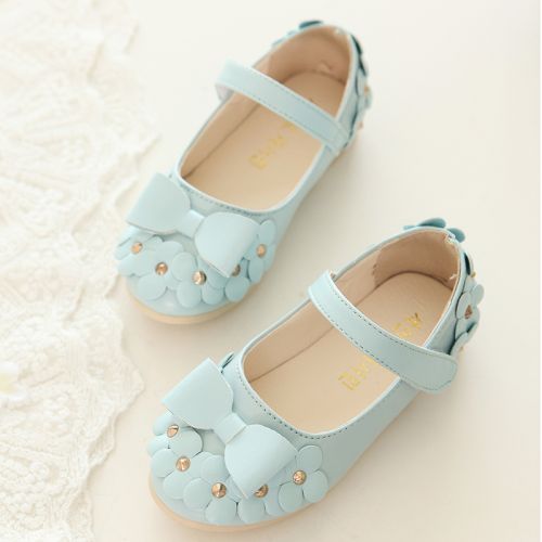 Chaussures enfants en PU ronde rivet pour printemps - semelle caoutchouc Wear Ref 1022320