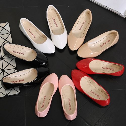 Chaussures enfants en cuir synthétique ronde pour printemps - semelle caoutchouc antidérapant Ref 1022645