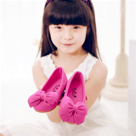 Chaussures enfants en ronde pour printemps - semelle caoutchouc antidérapant Ref 1022683