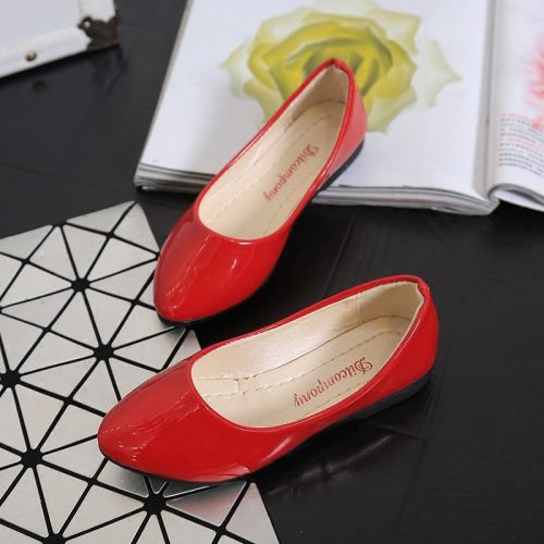 Chaussures enfants en cuir synthétique ronde pour printemps - semelle caoutchouc antidérapant Ref 1022772