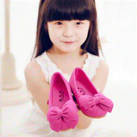 Chaussures enfants en ronde pour printemps - semelle caoutchouc antidérapant Ref 1022809