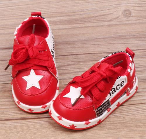 Chaussures enfants en PU ronde coutures cuir pour printemps - semelle plastique Ref 1023252