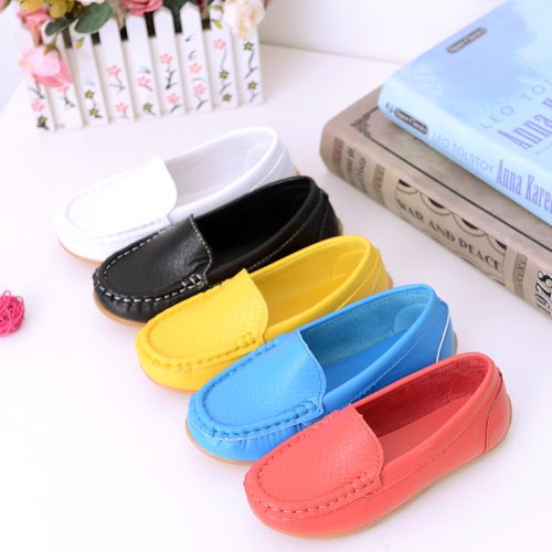 Chaussures enfants en PU ronde pour printemps - semelle caoutchouc Ref 1023313