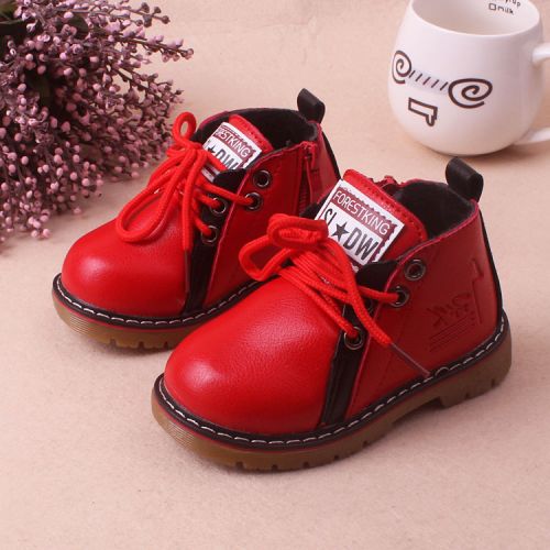 Chaussures enfants en PU ronde pour hiver - Ref 1023383