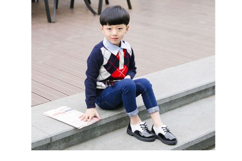 Chaussures enfants en PU ronde creux pour printemps - semelle caoutchouc Ref 1023420