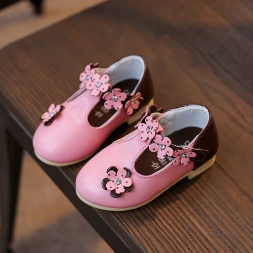 Chaussures enfants en similicuir ronde pour printemps - Ref 1023459