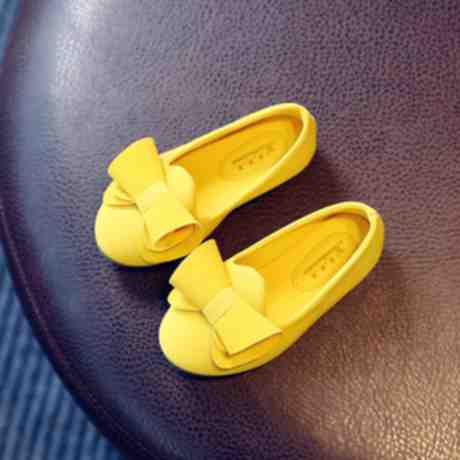 Chaussures enfants en PU ronde brodé pour printemps - Ref 1023574