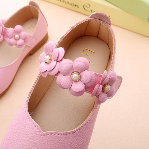 Chaussures enfants ronde brodé pour Toute saison - Ref 1023643