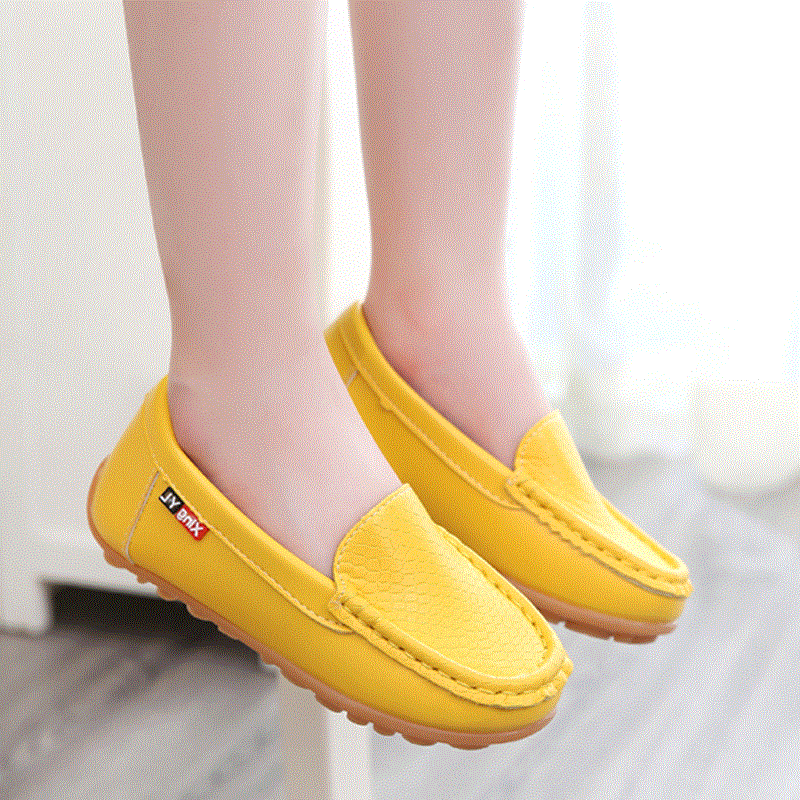 Chaussures enfants en PU ronde pour printemps - semelle TPR Ref 1023715