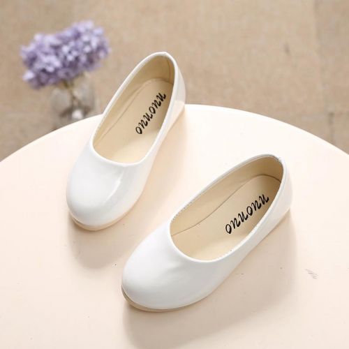 Chaussures enfants en PU ronde brodé pour printemps - semelle caoutchouc Ref 1023991