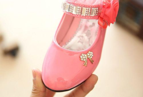 Chaussures enfants en PU ronde métal pour printemps - Ref 1024246