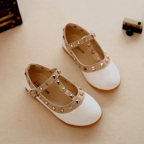 Chaussures enfants en PU pointu rivet pour printemps - Ref 1024267