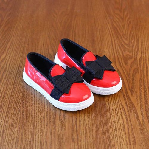 Chaussures enfants en PU ronde creux pour printemps - semelle caoutchouc antidérapant Ref 1024293