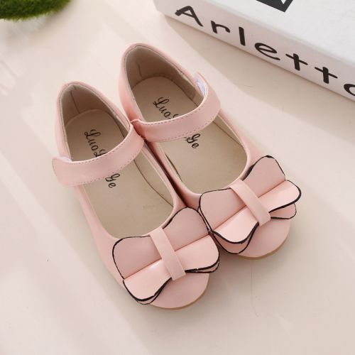 Chaussures enfants en PU ronde coutures cuir pour Toute saison - semelle caoutchouc Ref 1024412