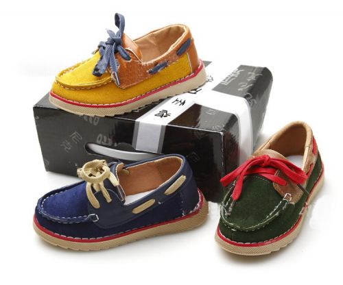 Chaussures enfants en cuir coutures pour Toute saison - Ref 1025462