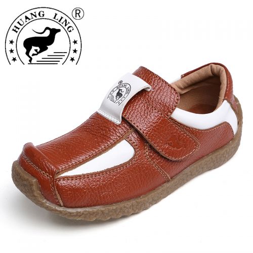 Chaussures enfants en cuir ronde pour hiver - Ref 1026478