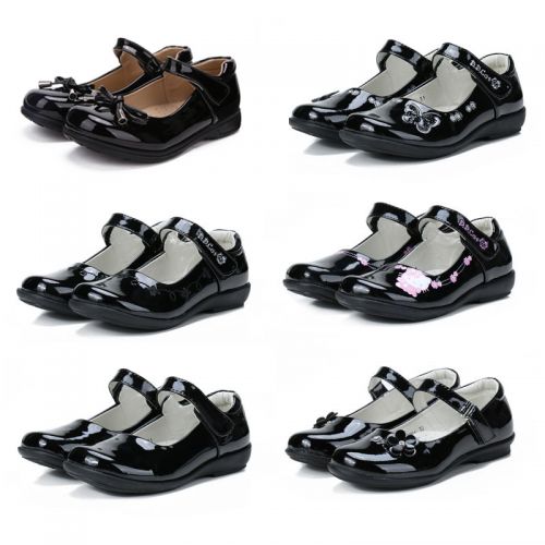 Chaussures enfants en PU ronde brodé pour Toute saison - semelle caoutchouc Ref 1026788