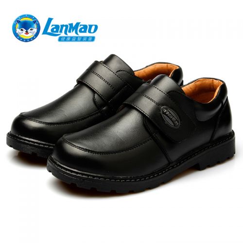 Chaussures enfants en cuir ronde métal pour printemps - semelle fond composite Ref 1026815
