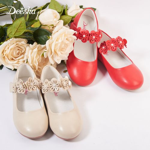 Chaussures enfants en PU DEESHA pour printemps - semelle caoutchouc Ref 1027116