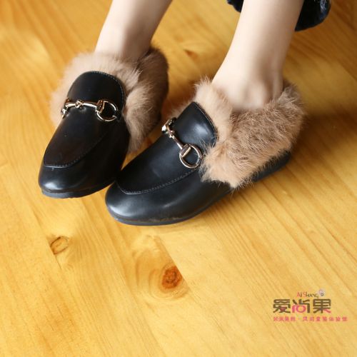 Chaussures enfants en PU pointu métal pour hiver - semelle caoutchouc Wear Ref 1027162