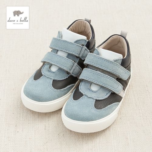Chaussures enfants DAVEBELLA ronde coutures cuir pour printemps - semelle Ref 1027208