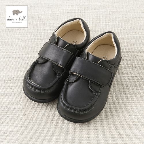 Chaussures enfants en cuir DAVEBELLA ronde coutures pour printemps - semelle TPR Ref 1027222