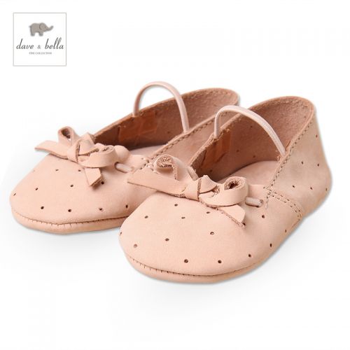 Chaussures enfants en peau de mouton DAVEBELLA ronde coutures cuir pour printemps - semelle caoutchouc Ref 1027257