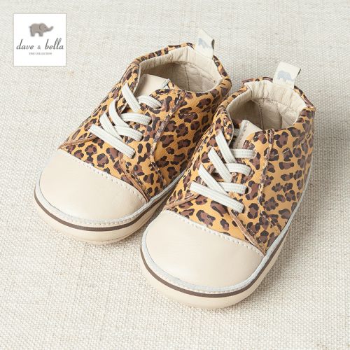 Chaussures enfants en peau de mouton DAVEBELLA ronde coutures cuir pour Toute saison - semelle plastique Ref 1027287