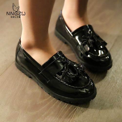 Chaussures enfants en PU NNGZ ronde houppe pour printemps - Ref 1027333