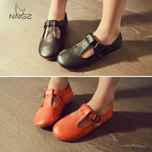 Chaussures enfants en PU NNGZ ronde pour printemps - semelle caoutchouc Wear Ref 1027352